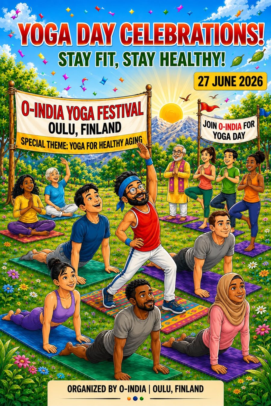 O-India Yoga Day Flyer