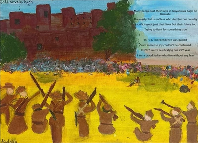 Artwork by Aradhya Saxena