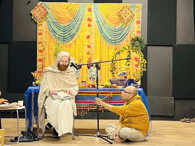 Joyful moments as children dance and celebrate Janmashtami