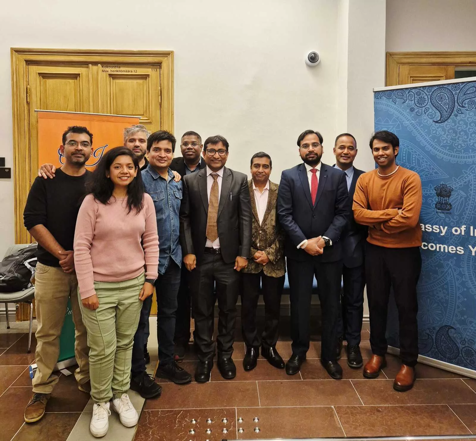 Consular Camp 2025 - Embassy of India team serving the Indian community in Oulu